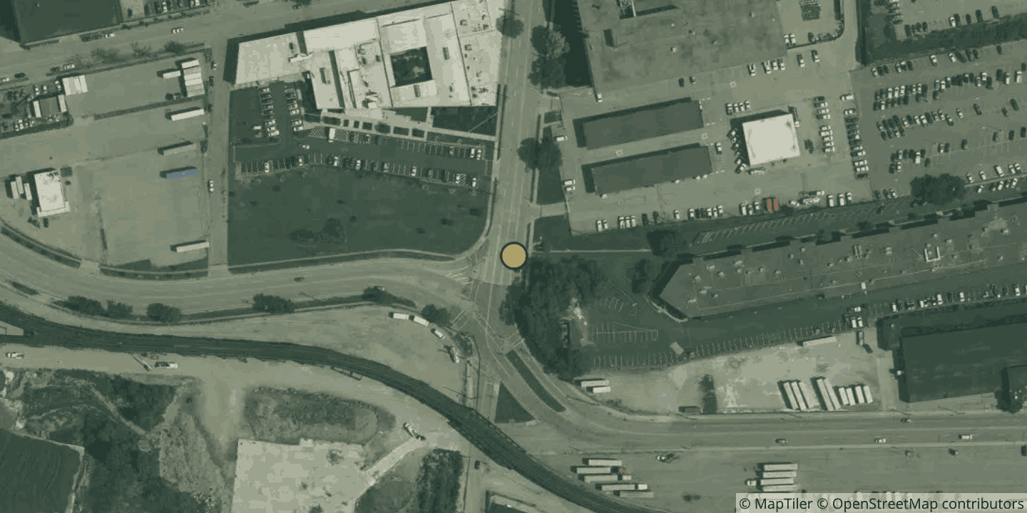 Aerial view of DataBank - 334 Gest St