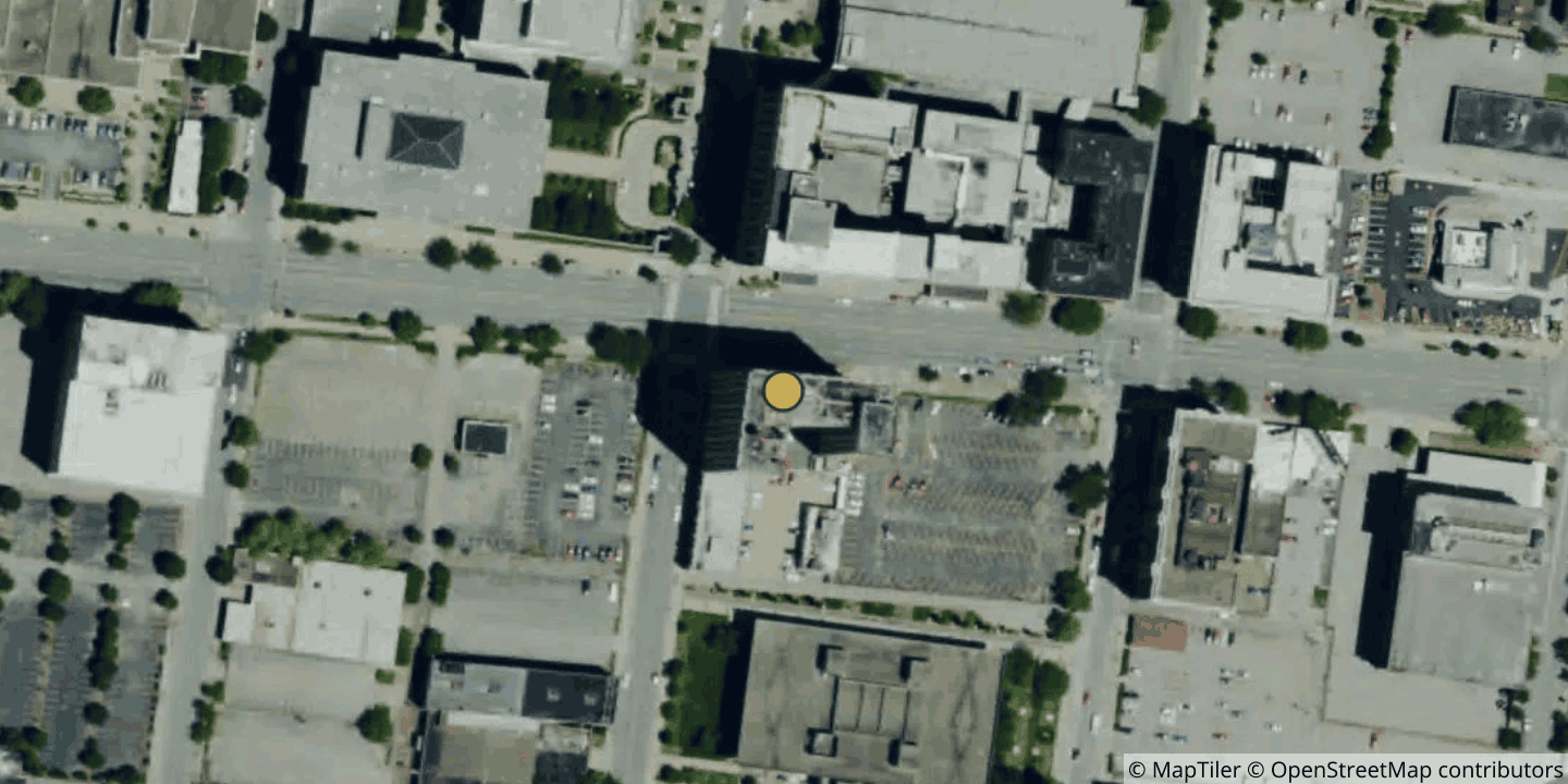 Aerial view of Heyburn Building