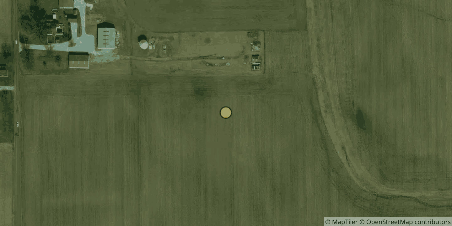 Aerial view of Hancock County MegaSite - Building 4