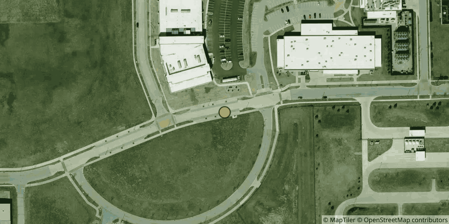 Aerial view of Aunalytics South Bend Datacenter (AUSB)