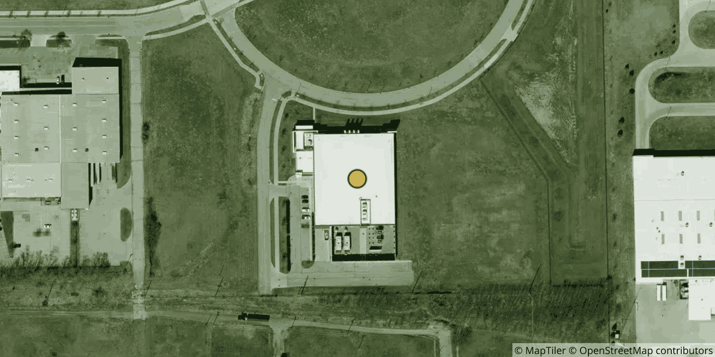Aerial view of Aunalytics South Bend Data Center