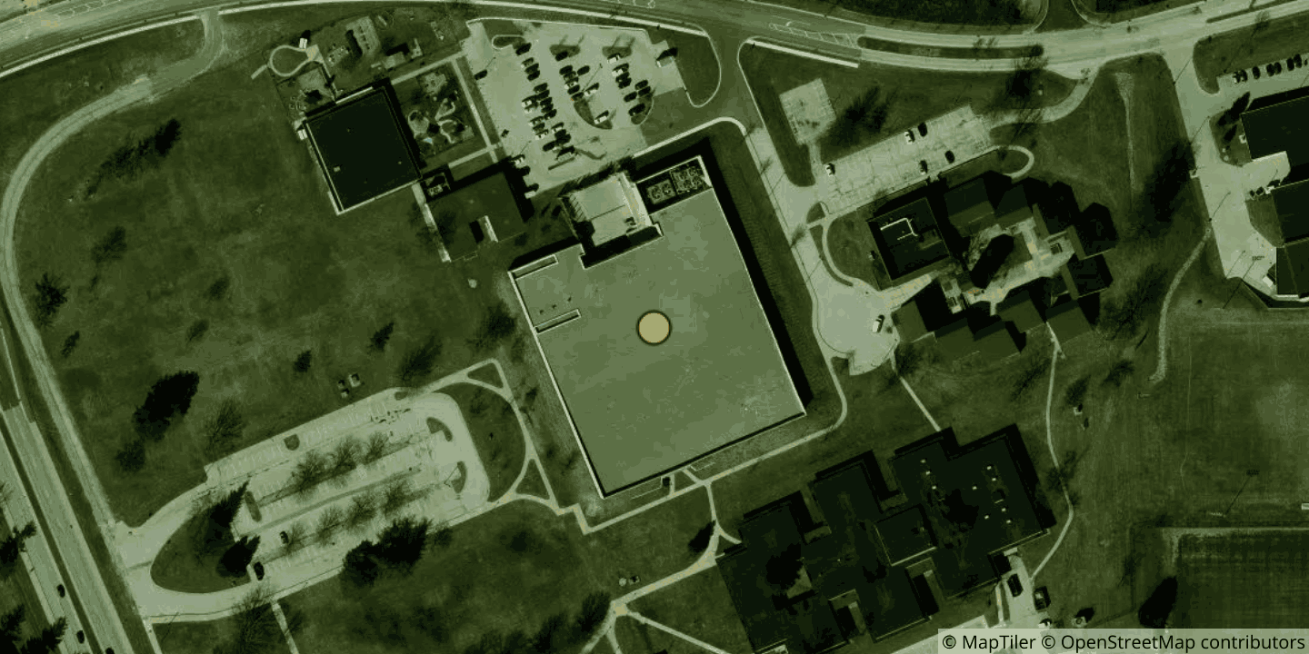 Aerial view of Indiana University Data Center