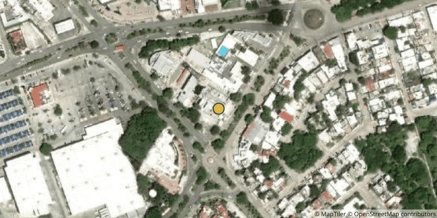 Aerial view of Triara Cancun