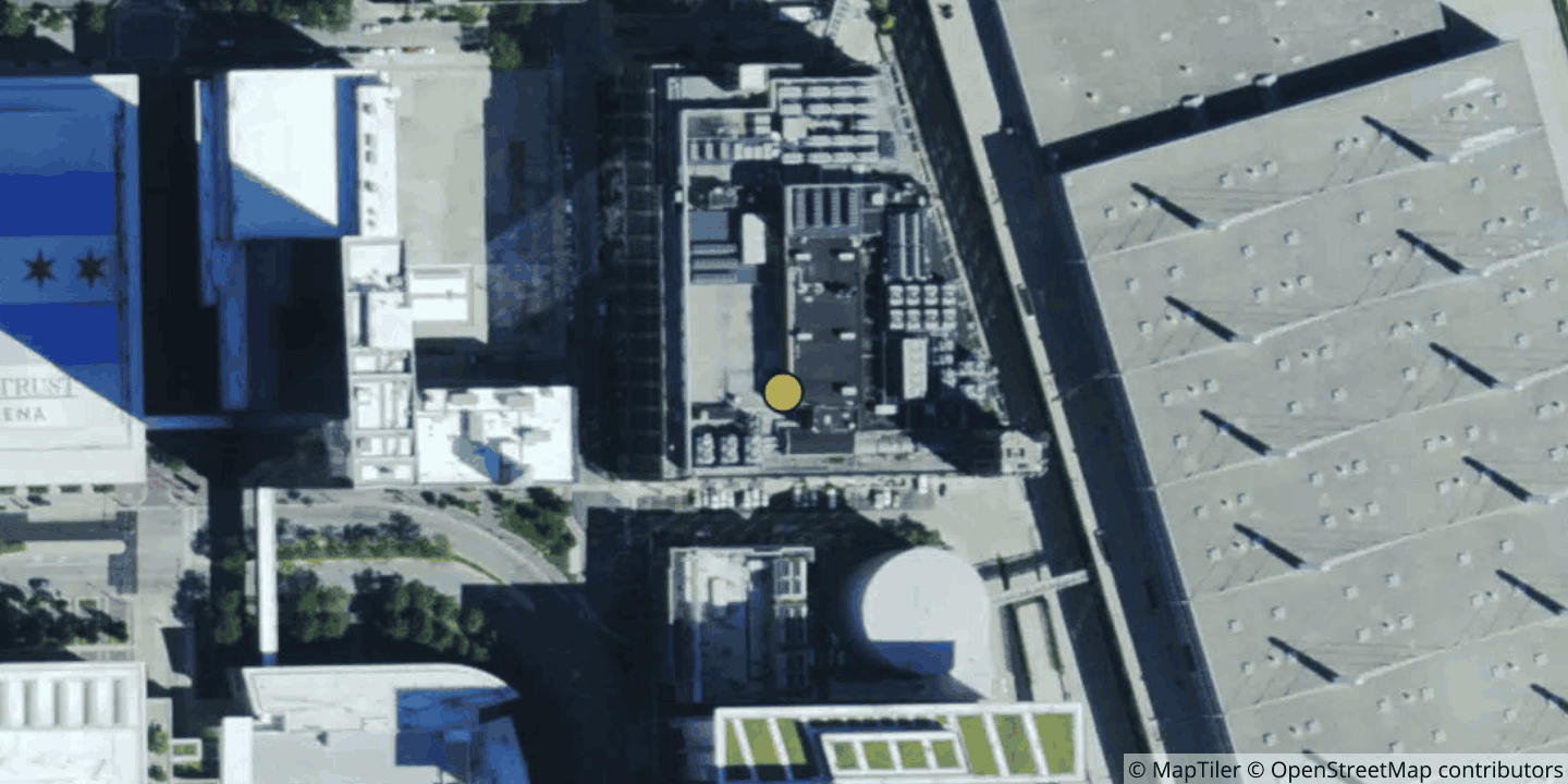 Aerial view of 350 East Cermak Road (ORD10)