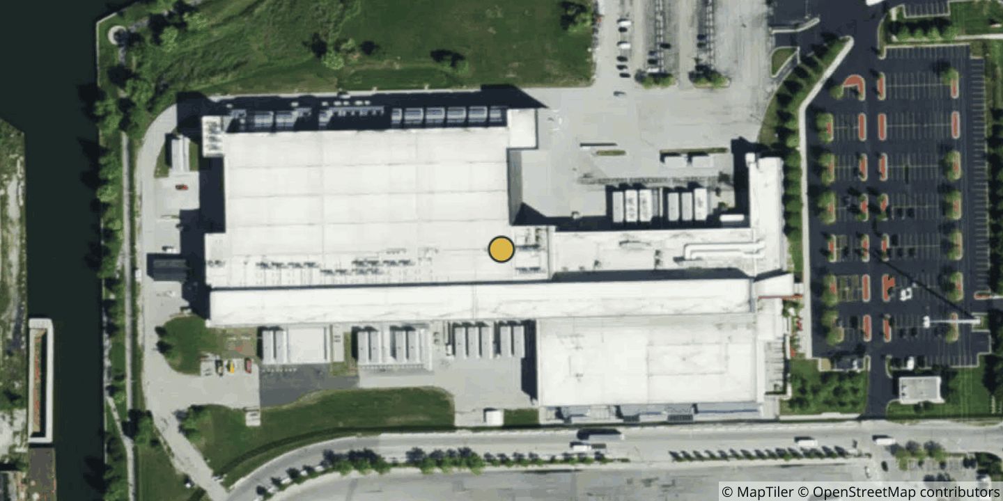Aerial view of QTS Chicago 1 DC1
