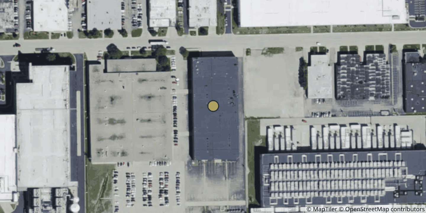 Aerial view of EdgeConneX Chicago (EDCCHI02)