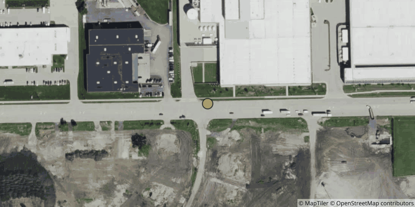 Aerial view of Digital Realty CHI (1400 East Devon Ave)