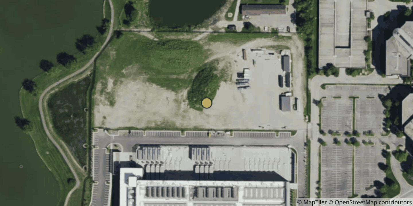 Aerial view of GDC - Chicago CH2 Data Center