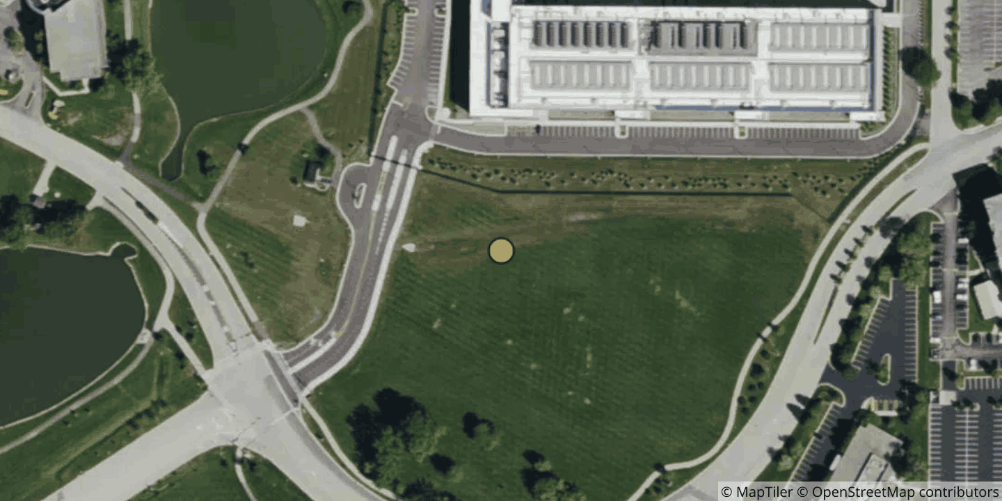 Aerial view of GDC - Chicago CH3 Data 'Center