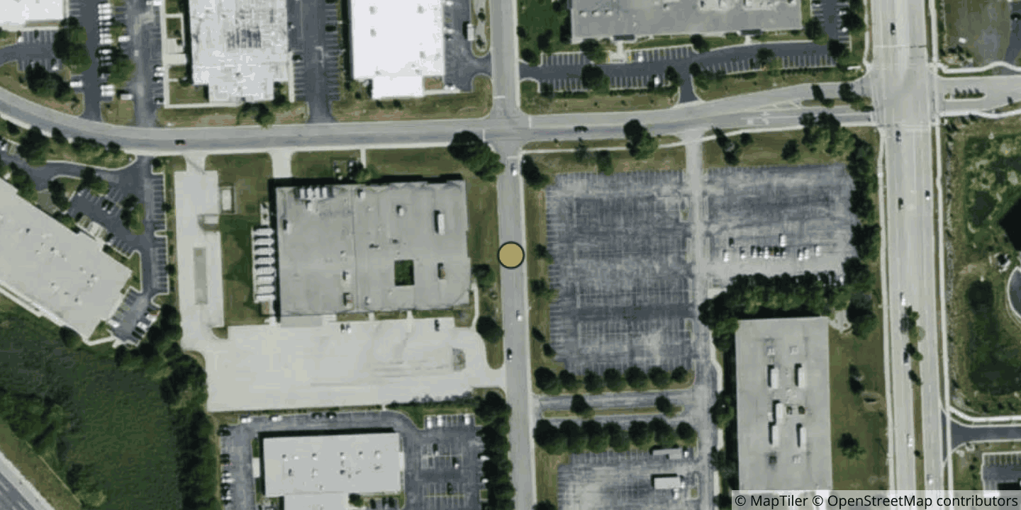 Aerial view of CyrusOne CHI5 - Lombard