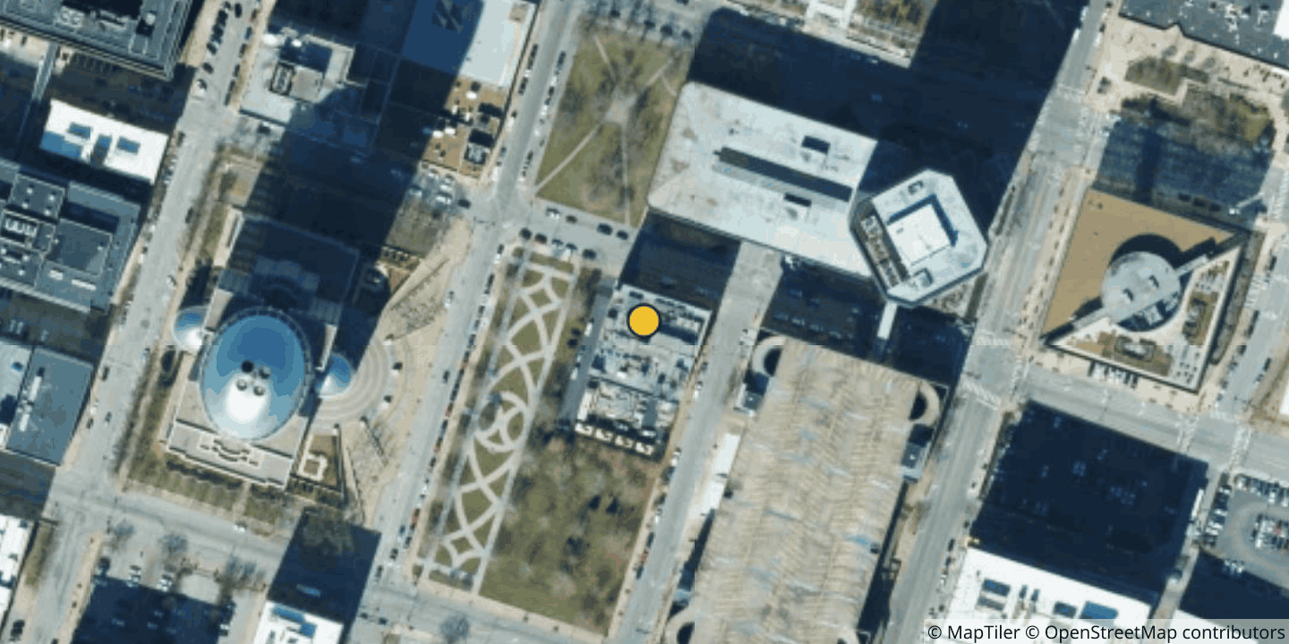 Aerial view of Netrality St. Louis - 900 Walnut