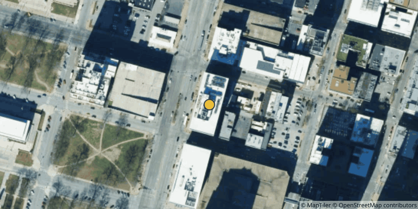Aerial view of Netrality - 210 N Tucker St St. Louis Data Center