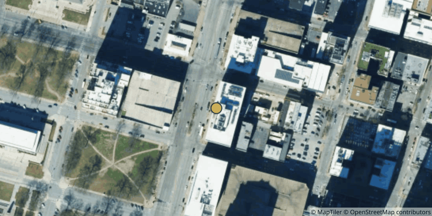 Aerial view of Netrality St. Louis - 210 N Tucker