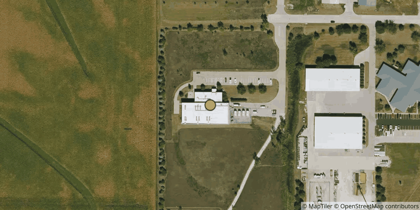 Aerial view of Ark Data Centers Marion