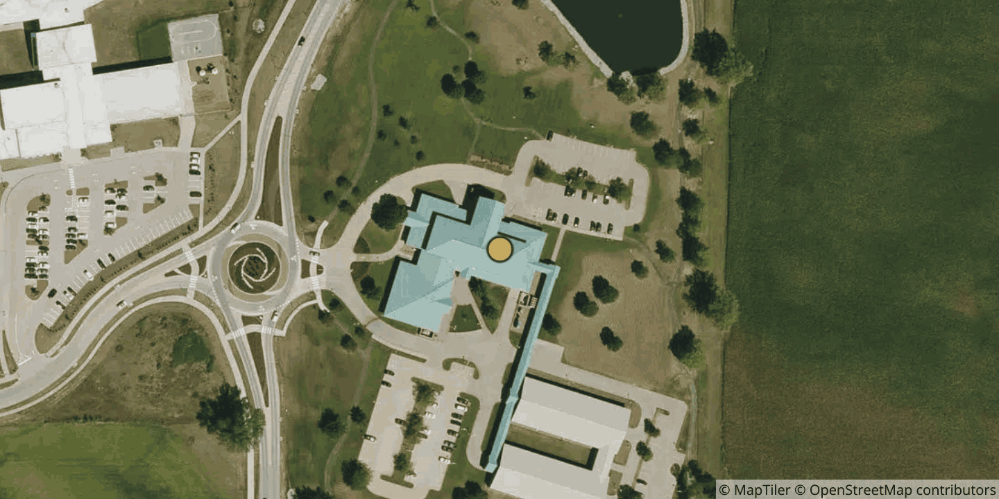 Aerial view of DartPoints North Liberty, IA