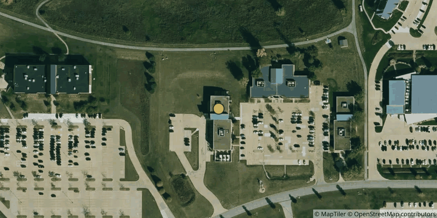 Aerial view of Connect Cedar Valley