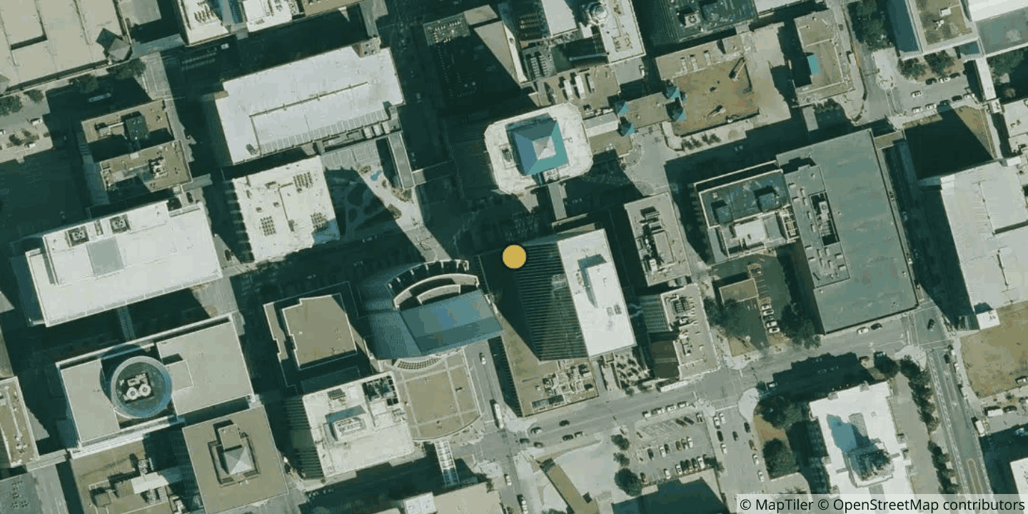 Aerial view of Connect Des Moines