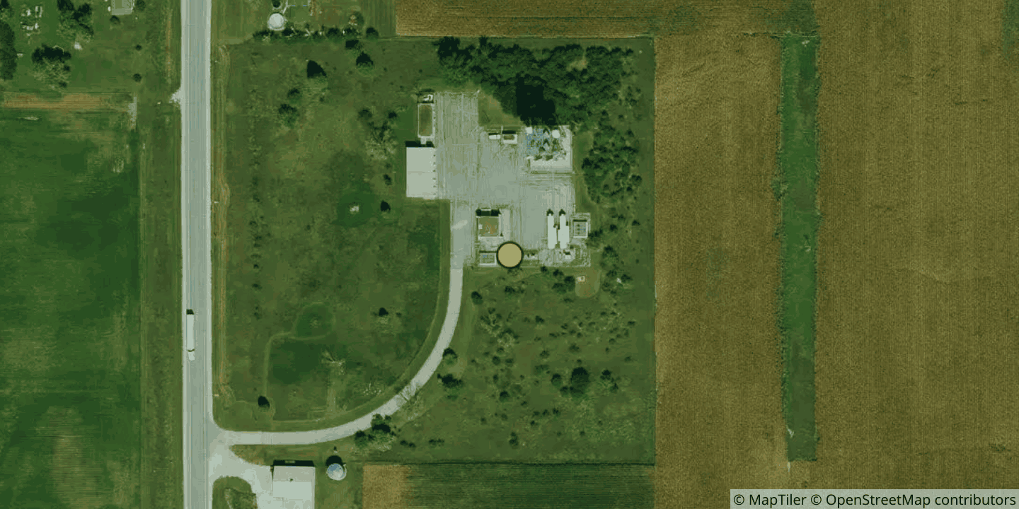 Aerial view of InfoBunker