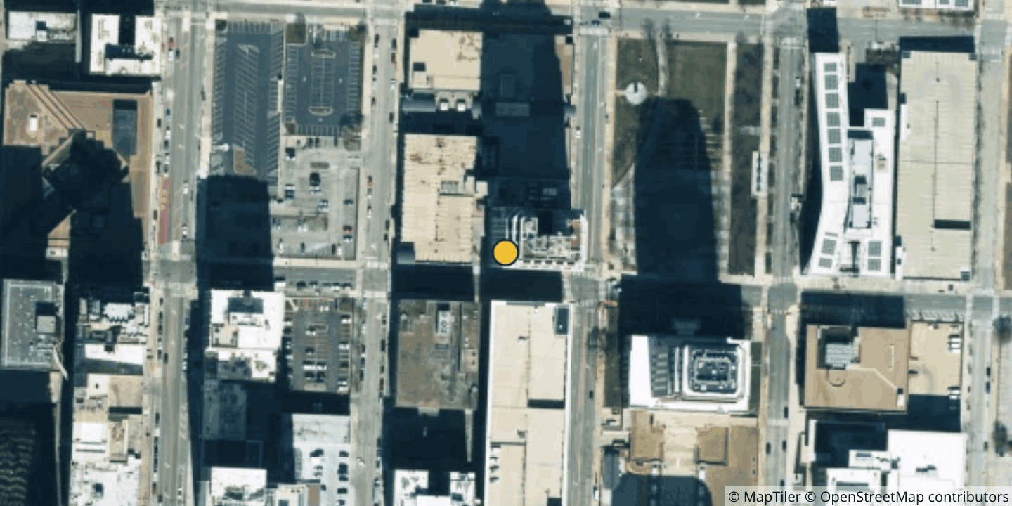 Aerial view of Oak Tower