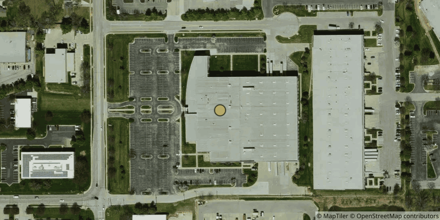 Aerial view of Netrality - KC2 7801 Nieman Kansas Data Center