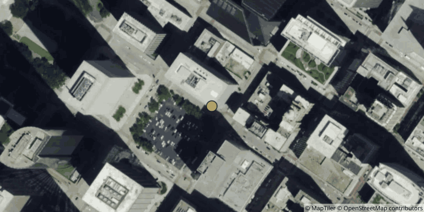 Aerial view of Alpheus Houston (777 Walker Street)