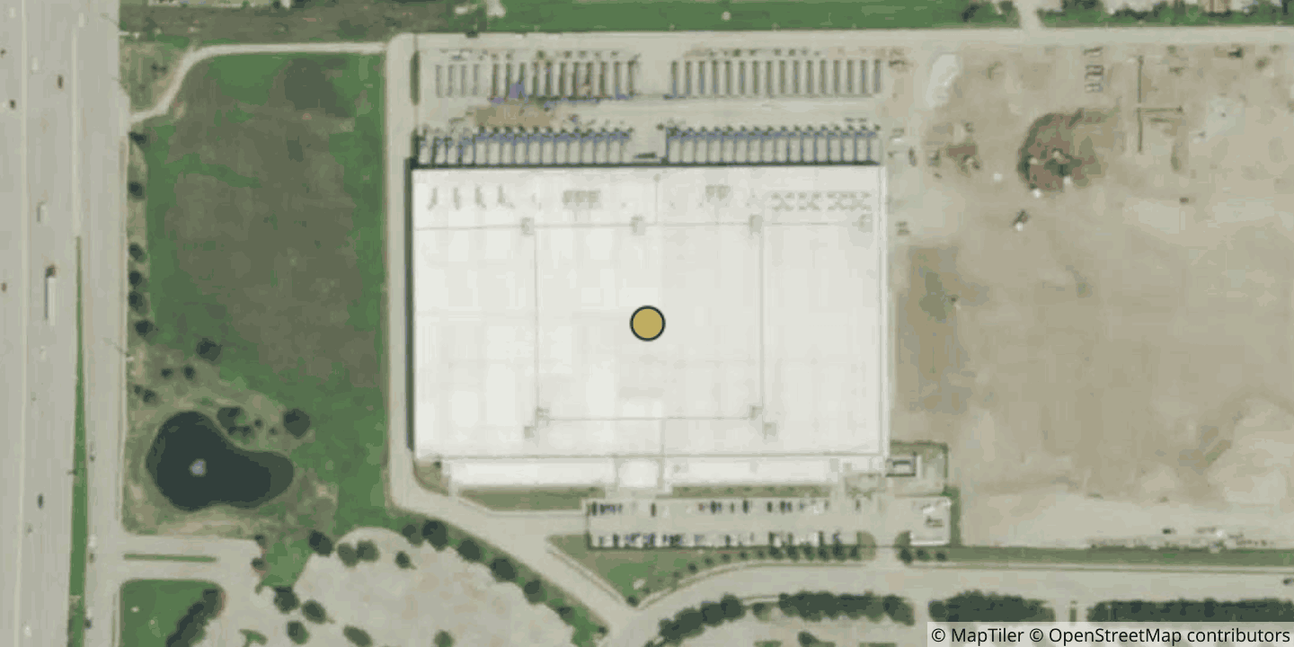 Aerial view of CyrusOne HOU3 - Houston