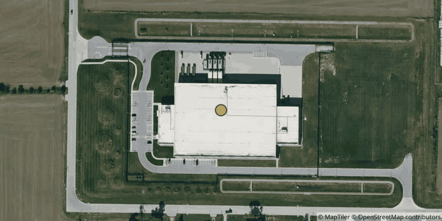 Aerial view of CyrusOne OCB1 - Council Bluffs