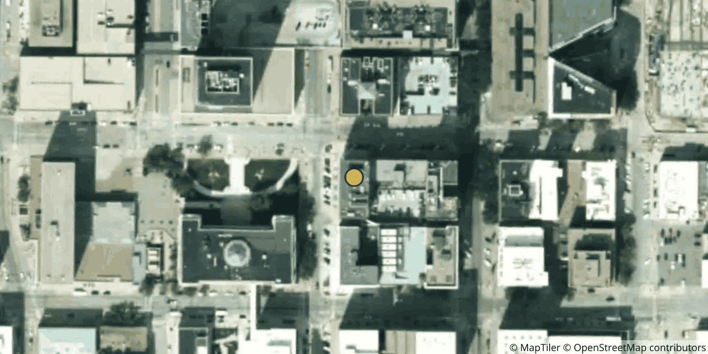 Aerial view of 1623 Farnam - Omaha