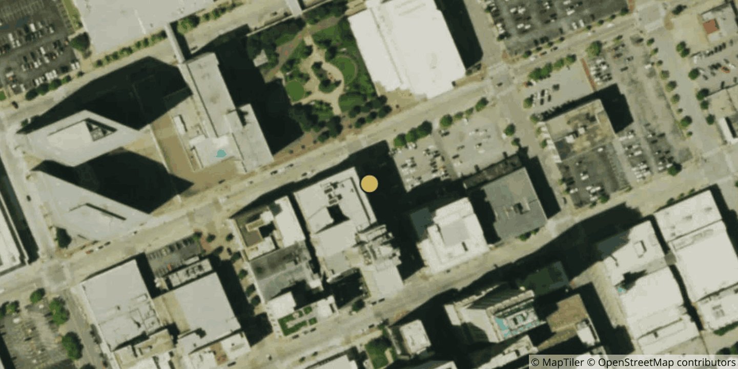 Aerial view of 321 S Boston Ave