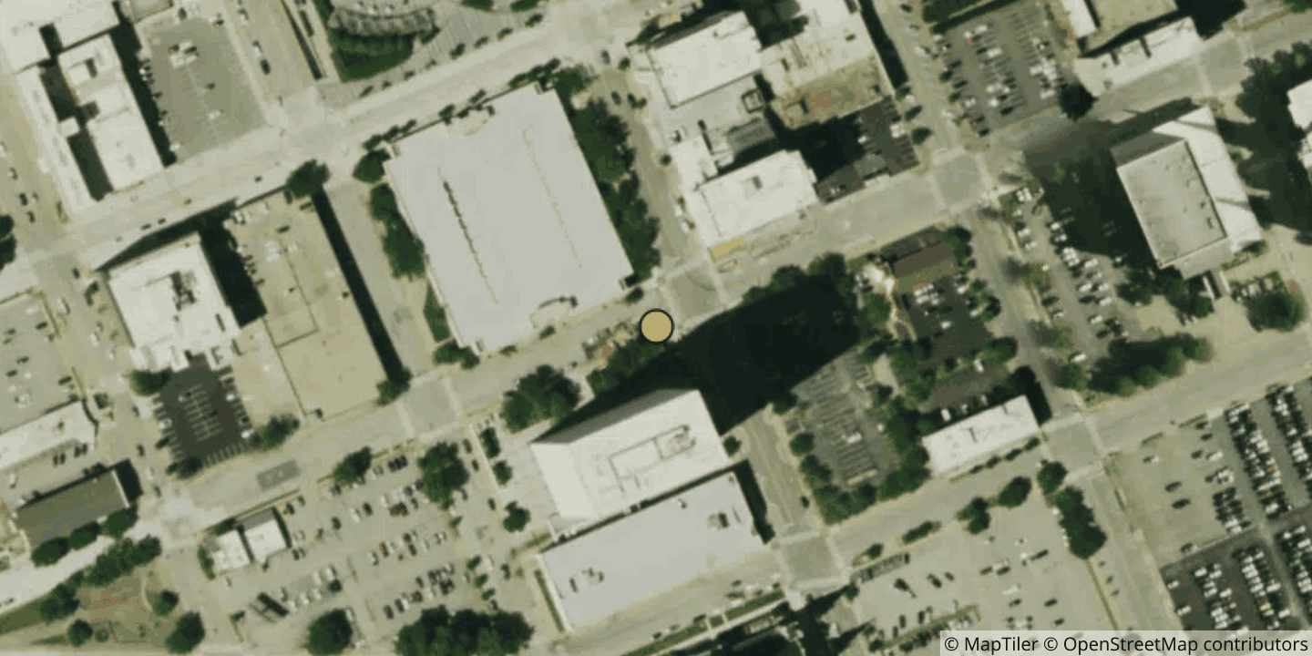 Aerial view of 110 West 7th Street