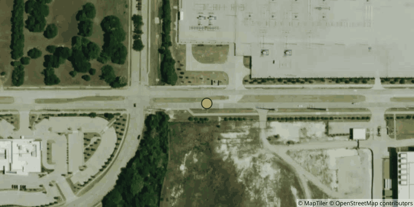 Aerial view of GDC - Dallas TX1 Data Center