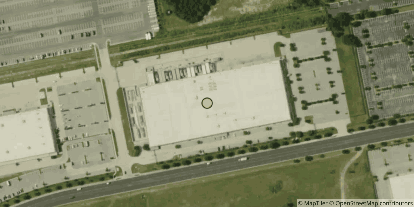 Aerial view of CyrusOne AUS3 - Austin