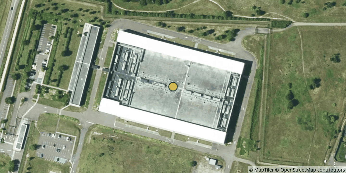 Aerial view of Orange DC Normandie