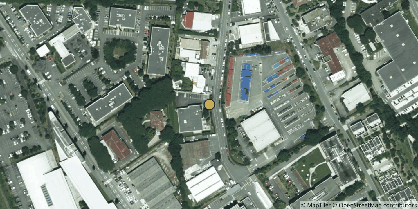 Aerial view of 10 Rue des Frères Peuge