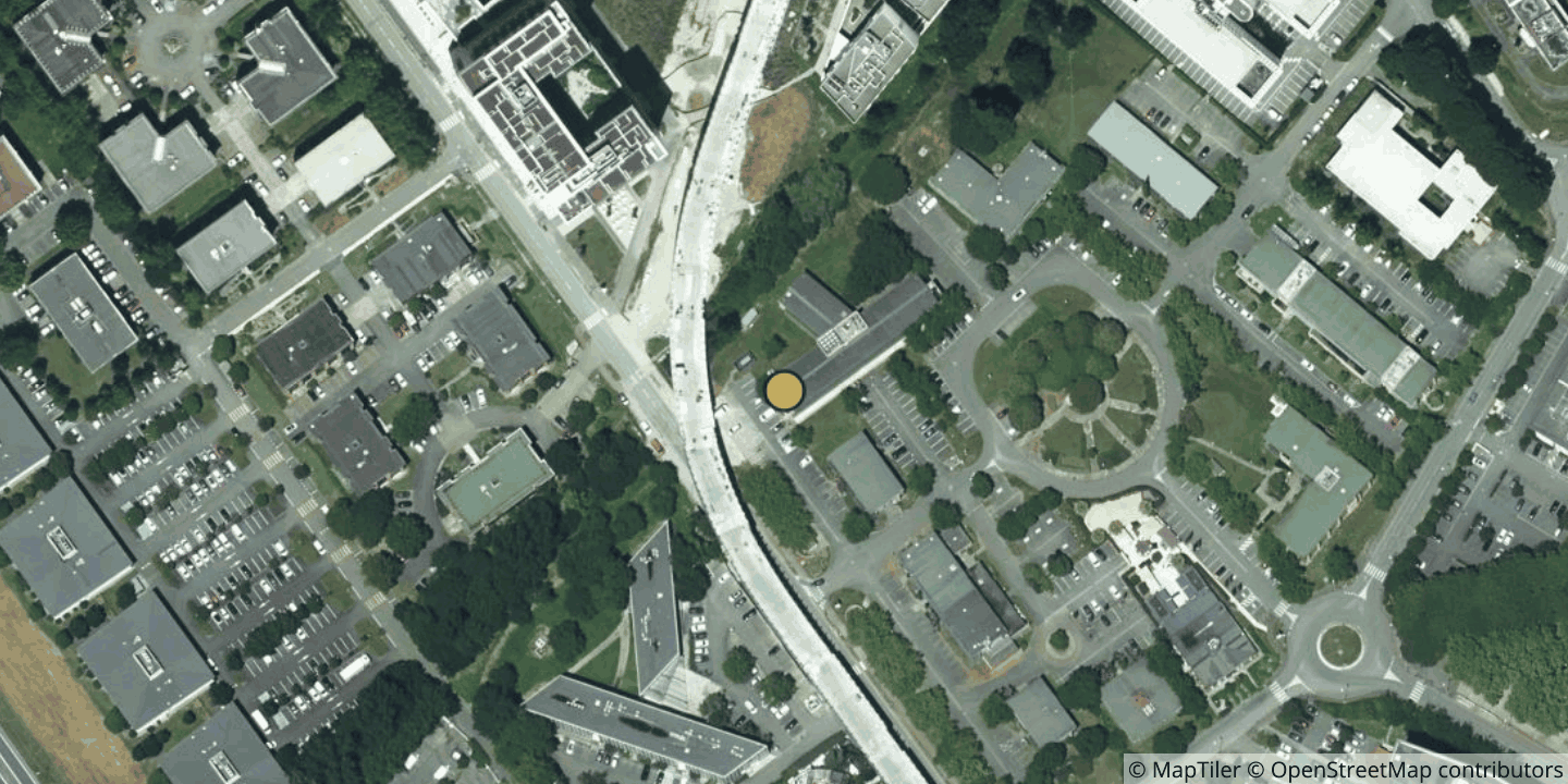 Aerial view of Hotel des Telecoms