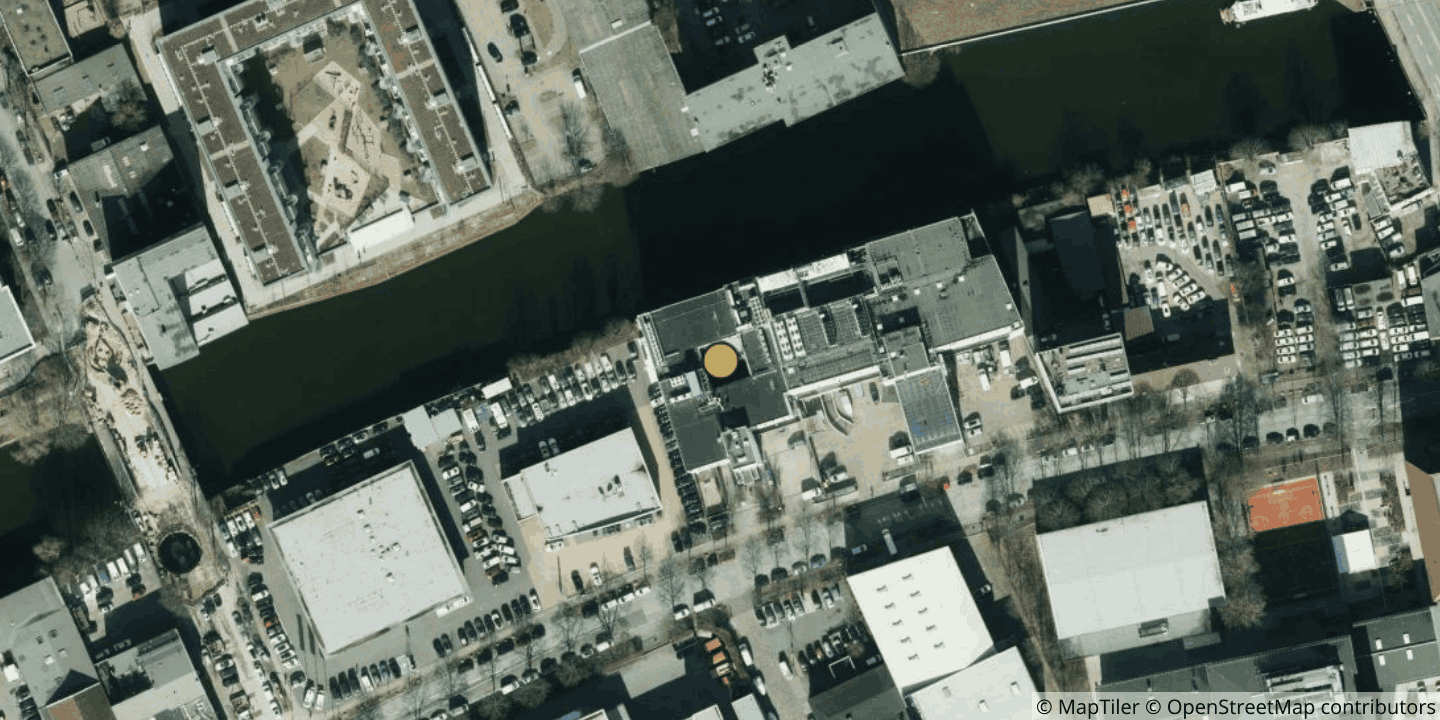 Aerial view of Portus/IPHH HH3 (Wendenstrasse 251)