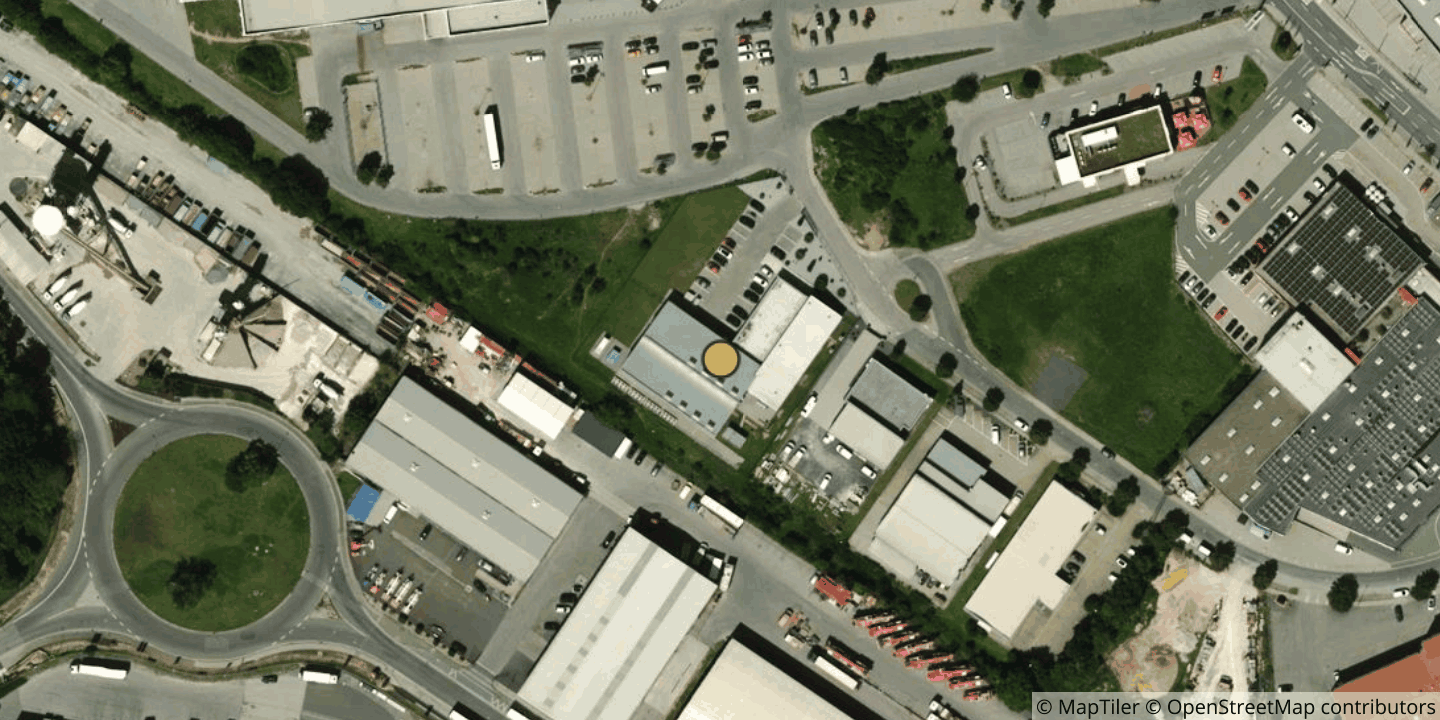 Aerial view of centron DC bbg