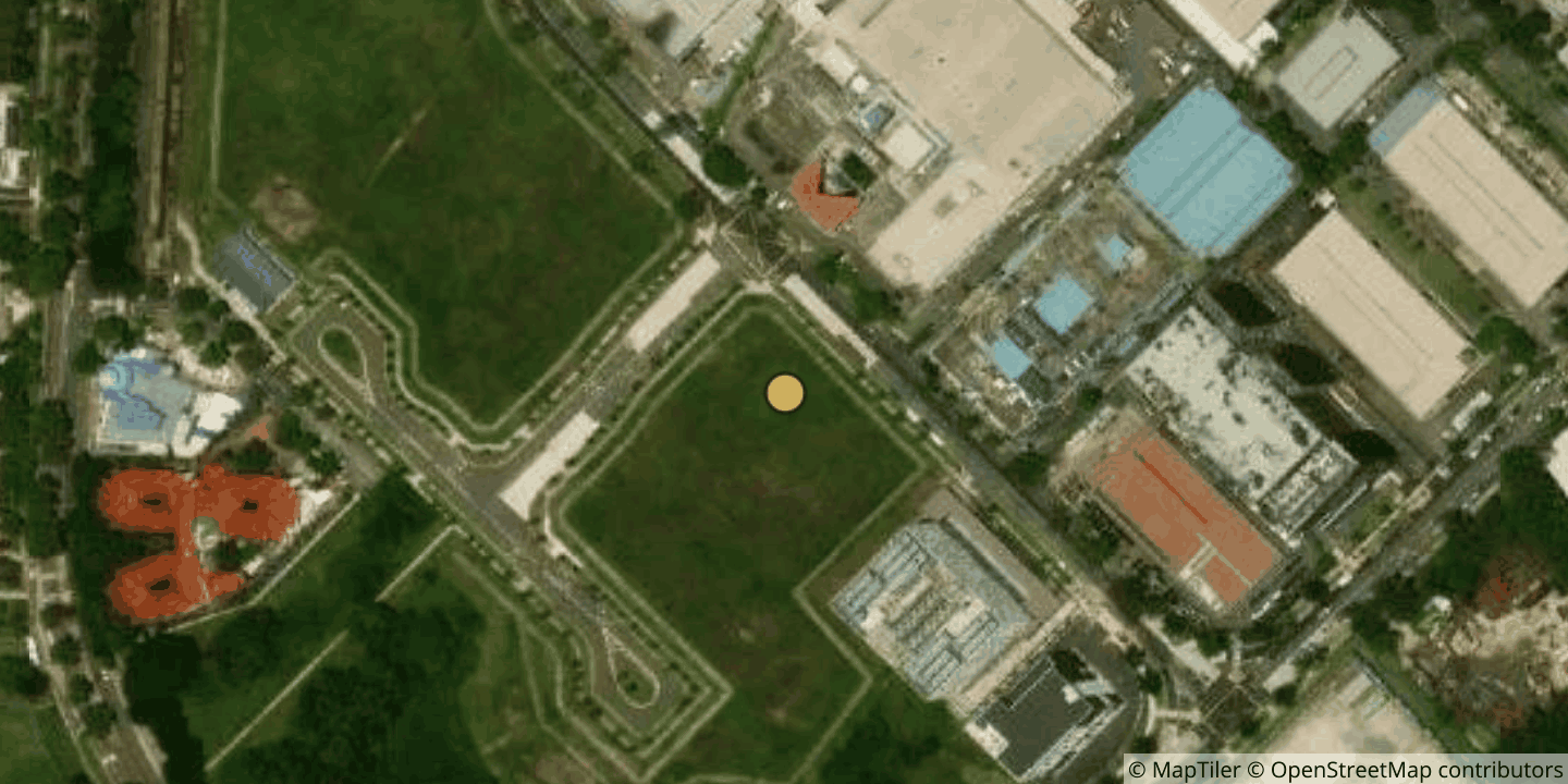 Aerial view of Digital Realty Singapore SIN12