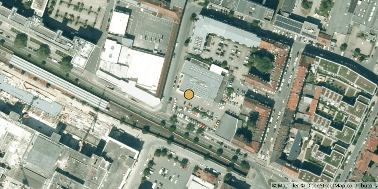 Aerial view of euNetworks Colocation Nuernberg