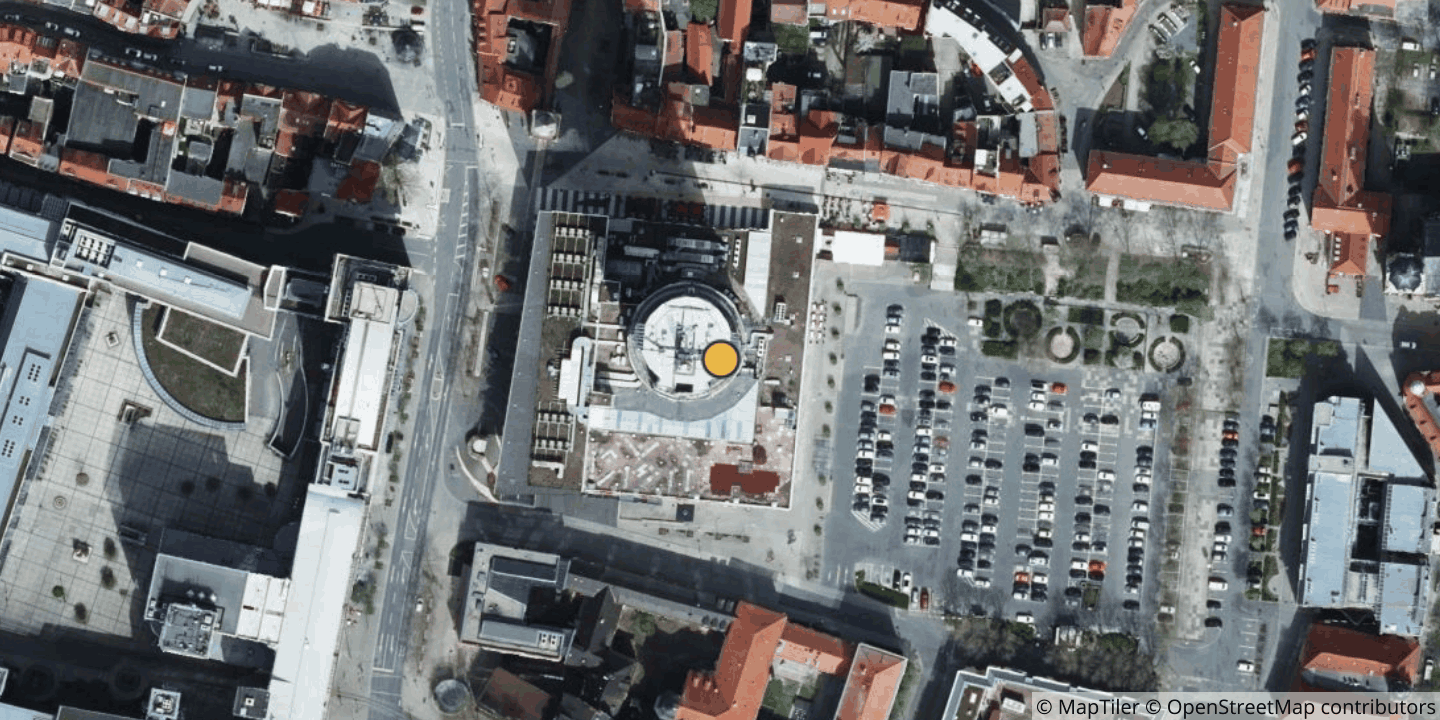 Aerial view of Intershop-Tower Jena
