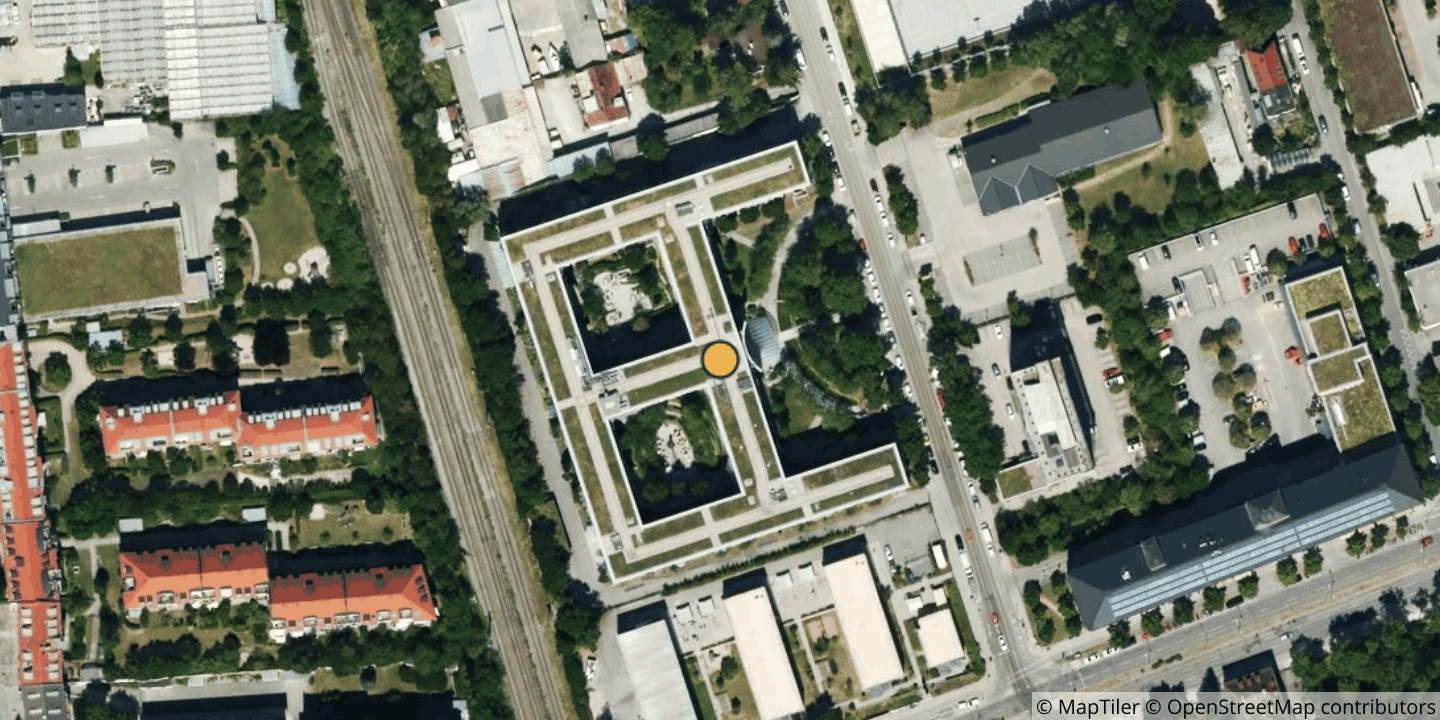 Aerial view of Contabo Munich