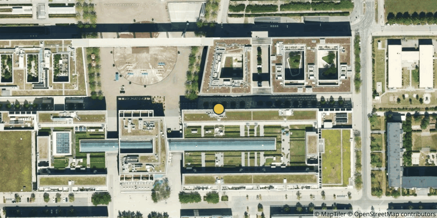 Aerial view of Computer Bauer Data Center