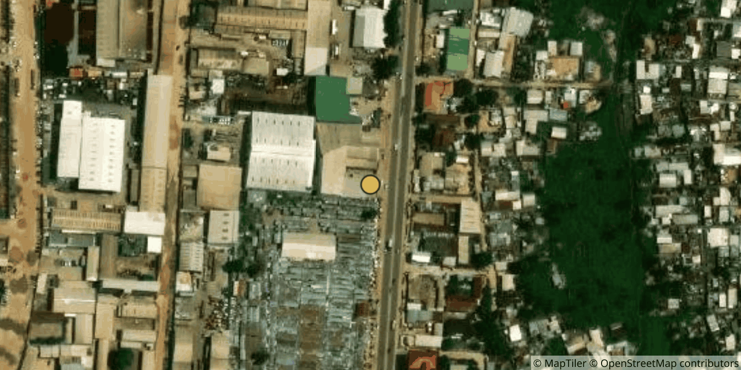 Aerial view of Congo Telecom Carrier Facility PNR1