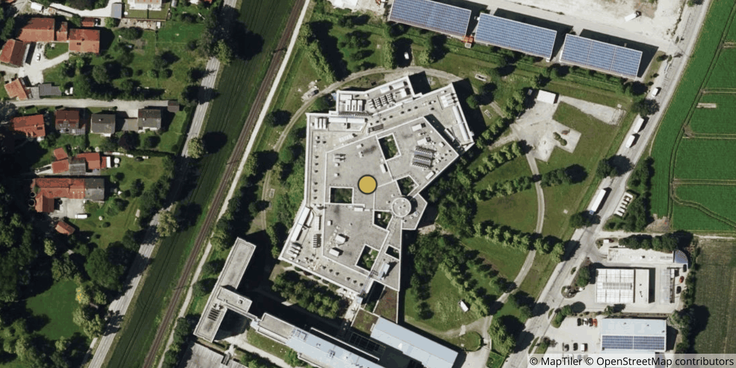Aerial view of Amadeus Erding Data Centre