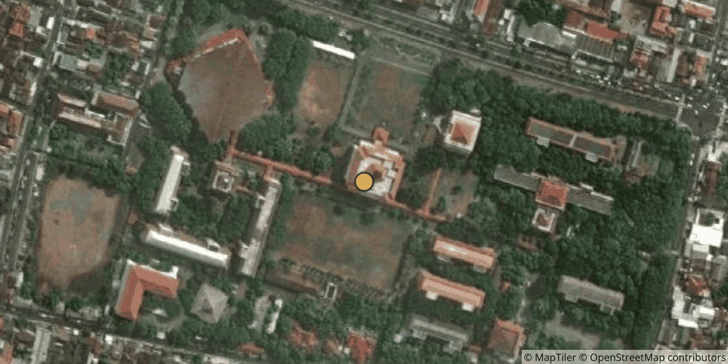 Aerial view of Universitas Pembangunan "Veteran" Yogyakarta