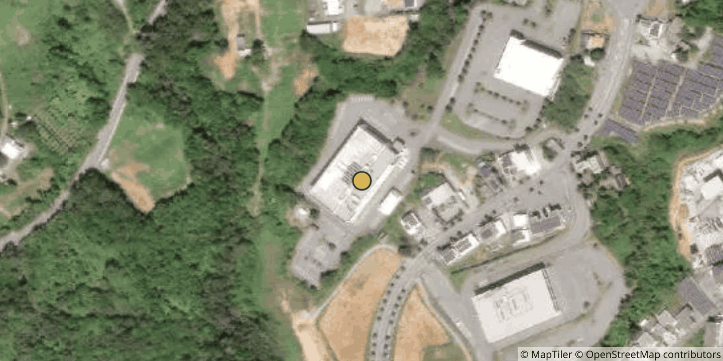 Aerial view of Nago Mirai2 Data Center