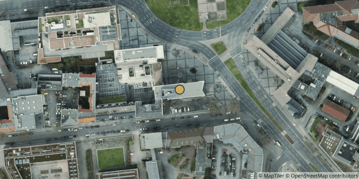 Aerial view of IBM-Haus