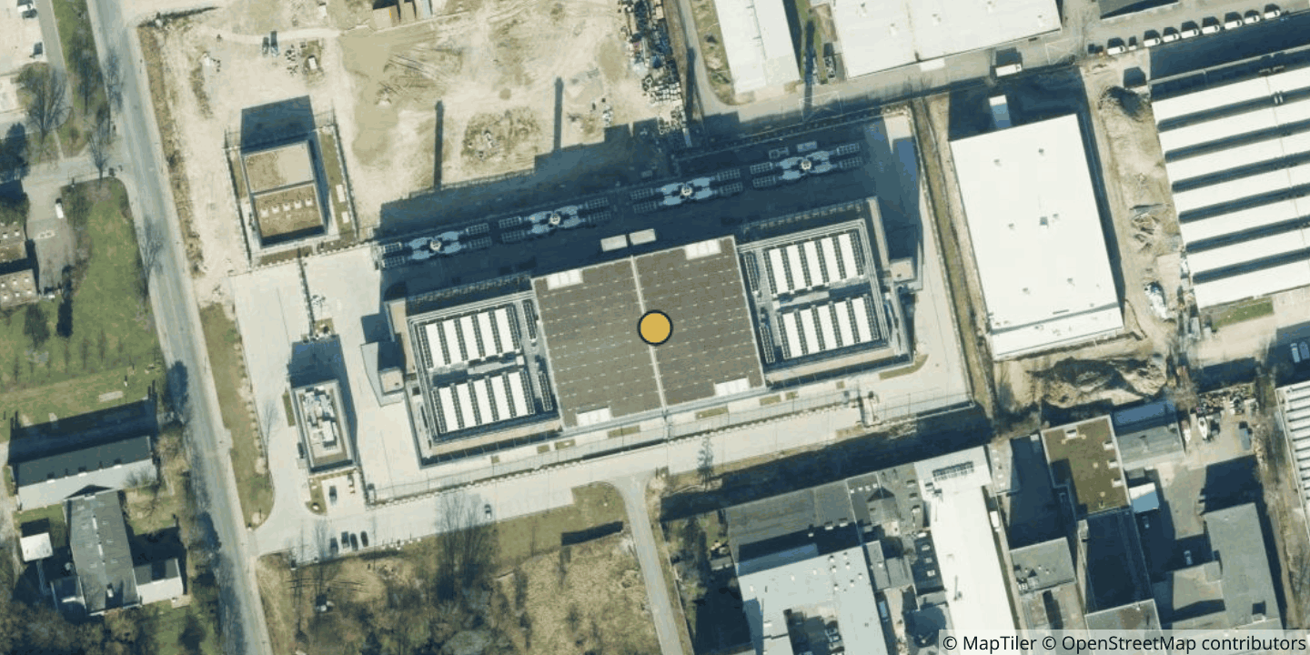 Aerial view of NTT Berlin 2 Data Center (BER2)