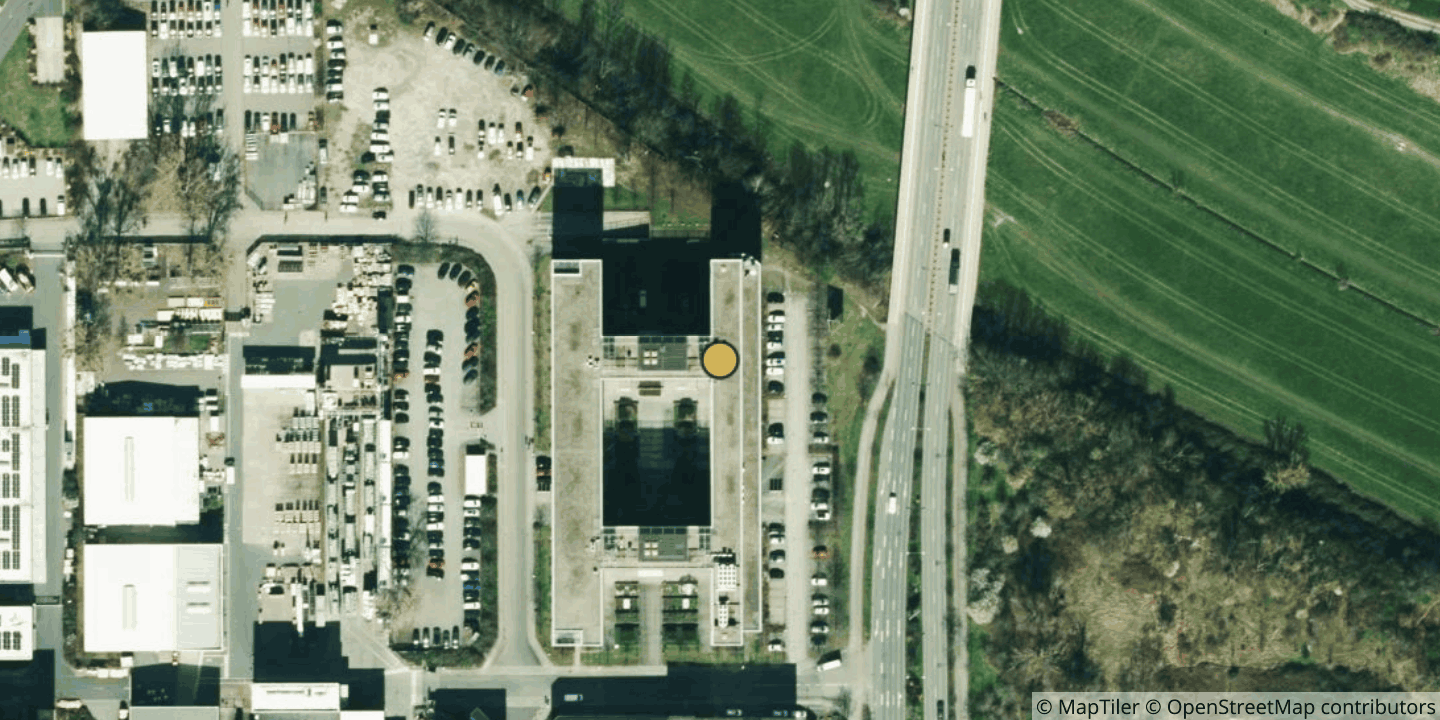 Aerial view of Collocation Washingtonstraße Dresden