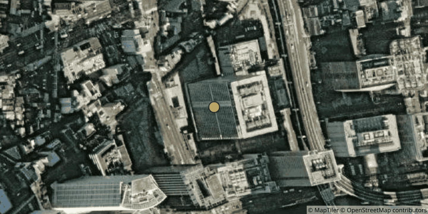 Aerial view of NTT DATA Dojima (building #4)
